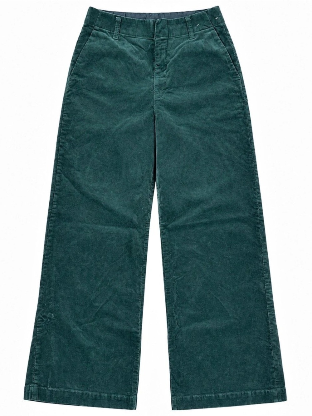 UNIQLO Women’s Dark Forest Green Corduroy Wide Leg Pants Size S